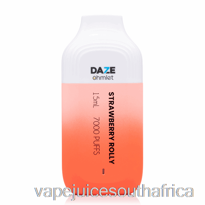 Vape Juice South Africa 7 Daze Ohmlet 7000 Disposable Strawberry Rolly